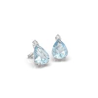 Orecchini Baroni Gioielli Donna in Oro Acquamarina 2 Ct 4966/B2 - 4966/B2